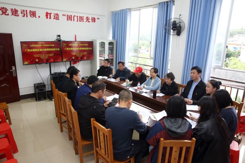 2-2025年11月6日,党建联建党支部的部分专家在大新县硕龙镇卫生院开展党建与业务融合精进重大疾病防控研讨会.jpg